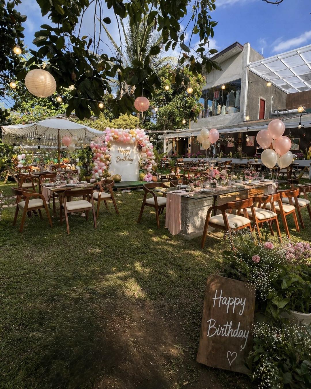 Birthday party at YANI Garden